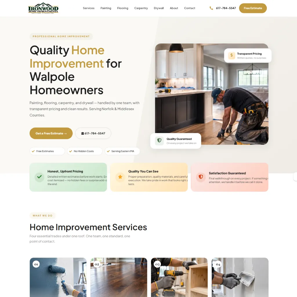 Ironwood Home MA — Home Improvement Website
